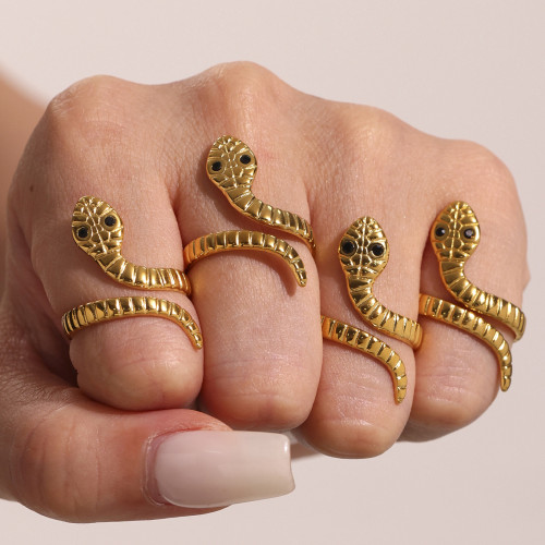 Wholesale Stainless Steel Snake Ring for Women