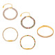 Wholesale Stainless Steel Gold Plated CZ Tennis Bracelet
