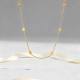 Wholesale Delicate Gold Flower Chain Necklace