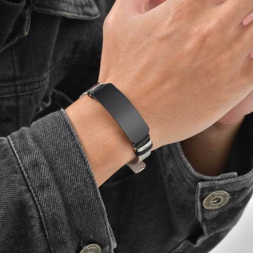 Stainless Steel Mesh ID Bracelet Wholesale