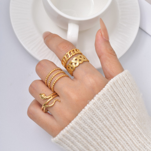 Wholesale Gold Statement Open Rings