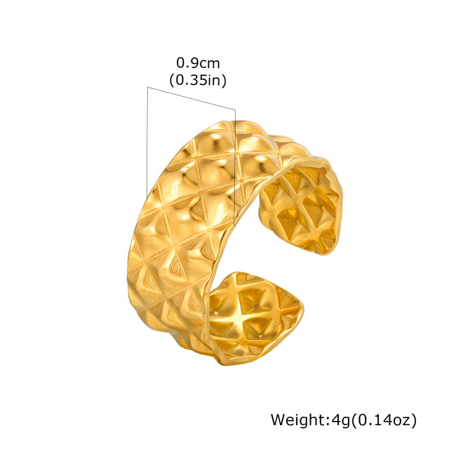 Wholesale Gold Chunky Open Rings