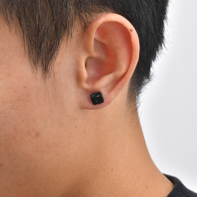 Wholesale Stainless Steel Square Stud Earrings