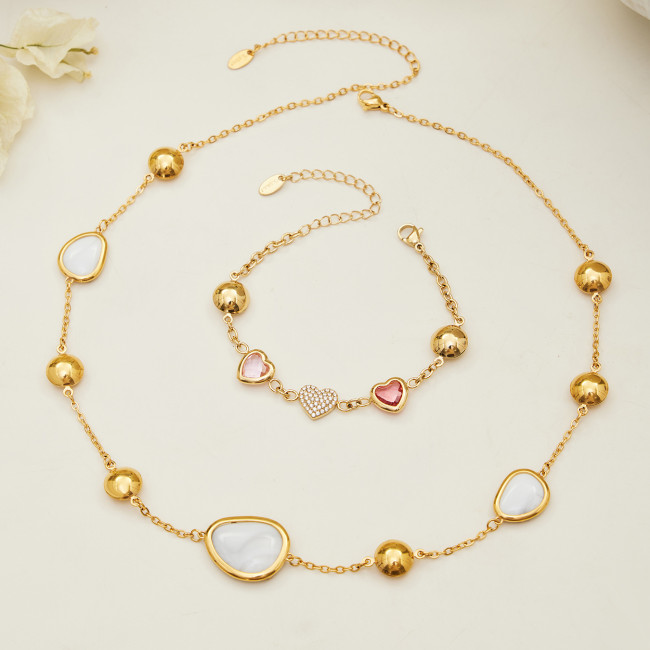 Wholesale Stainless Steel Beaded Gemstone Collection