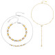 Wholesale Heart Necklace Set with Y Lariat Chain