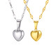 Wholesale High Polish Stainless Steel Heart Pendant Necklace