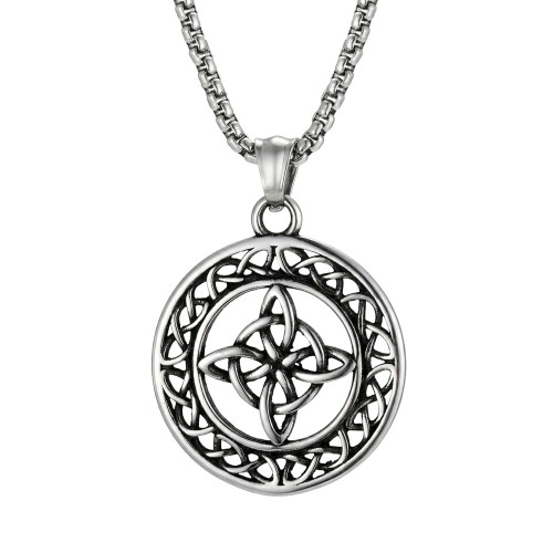 Wholesale Stainless Steel Celtic Knot Necklace