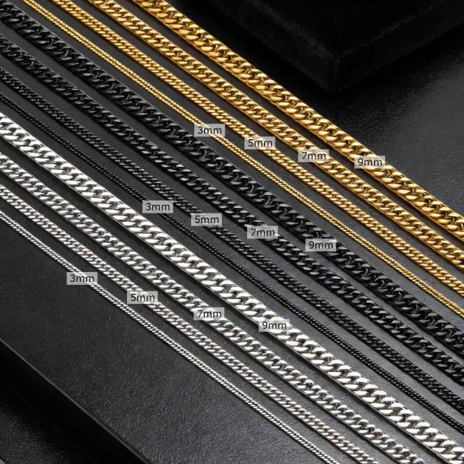 Wholesale Stainless Steel Cuban Link Chains
