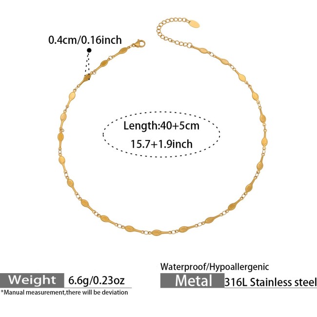 Wholesale Colorful Enamel Olive Link Jewelry Set
