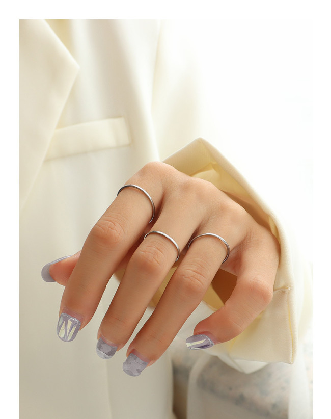 Wholesale Minimalist Stainless Steel Thin Rings
