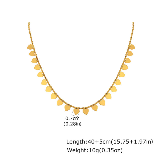 Wholesale Stainless Steel Geometric Charm Choker