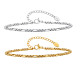 Wholesale Stainless Steel Bead and Bar Link Anklet