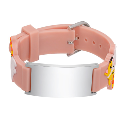 Wholesale Personalized Silicone Kids ID Bracelet