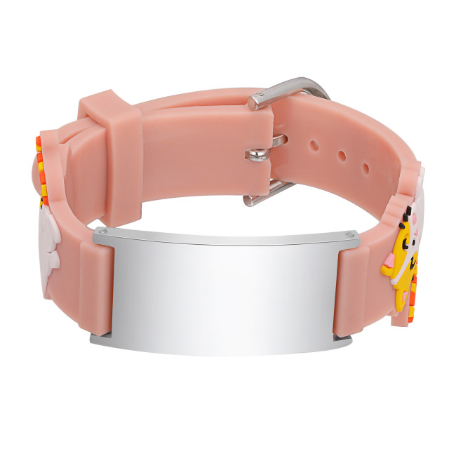 Wholesale Personalized Silicone Kids ID Bracelet