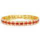 Wholesale 18K Gold Plated Zircon Tennis Bracelet