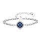 Wholesale Stainless Steel Evil Eye Charm Bracelet