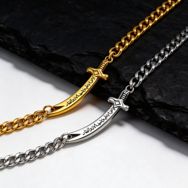 Wholesale Stainless Steel Zulfiqar Sword Bracelet