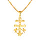 Wholesale 18K Gold Plated Caravaca Cross Pendant