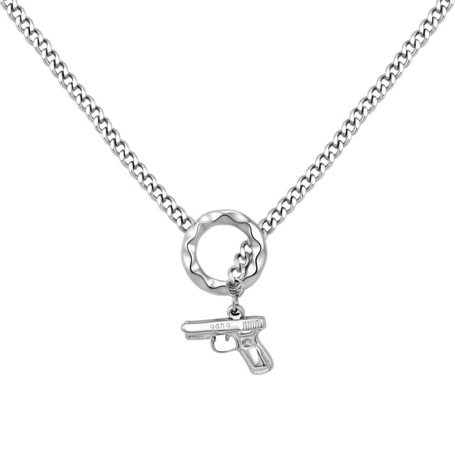 Wholesale Stainless Steel Pistol Gun Pendant