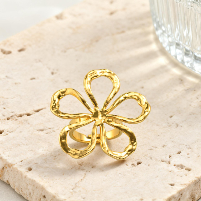 Wholesale Stainless Steel Modern Minimalist Chic Ring