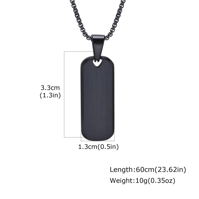 Wholesale Stainless Steel Brushed Pendant