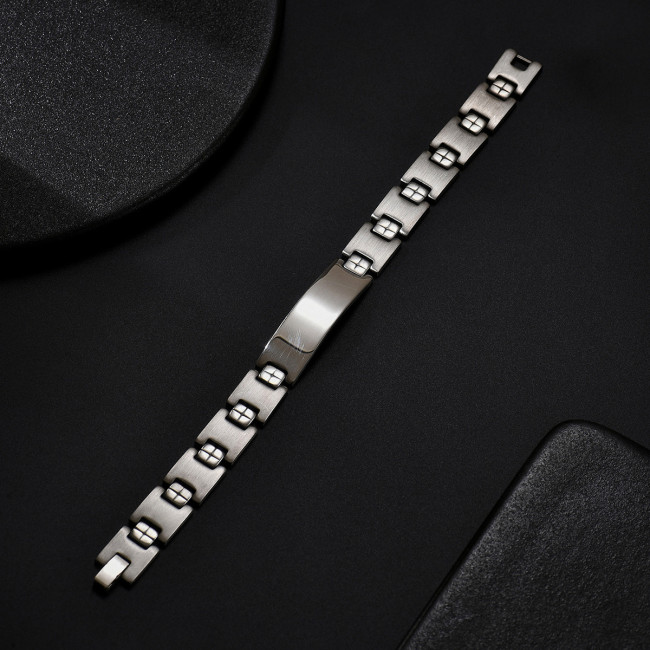 Wholesale Men's Stainless Steel ID Bracelet