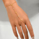 Wholesale Stainless Steel Puffy Heart Slave Bracelet