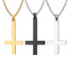 Wholesale Stainless Steel Inverted Cross Pendant