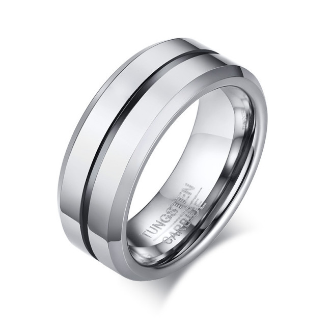 Wholesale Silver Tungsten Ring