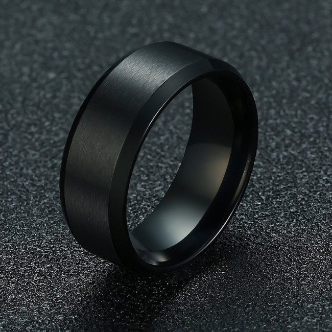 Wholesale Stainless Steel 8mm Gold Wedding Band