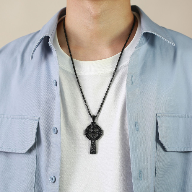 Wholesale Fashion Stainless Steel Celtic Cross Pendant