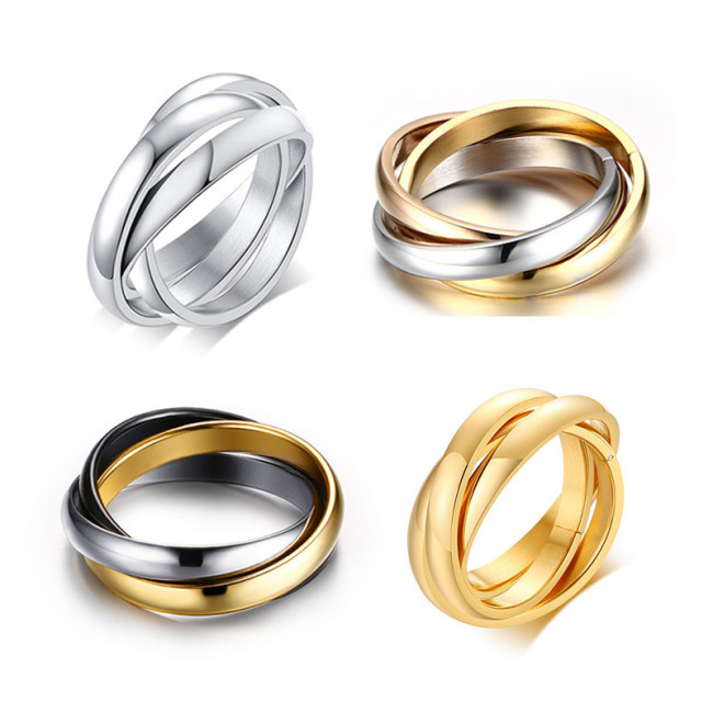 Wholesale Stainless Steel Classical Tricyclic Rings