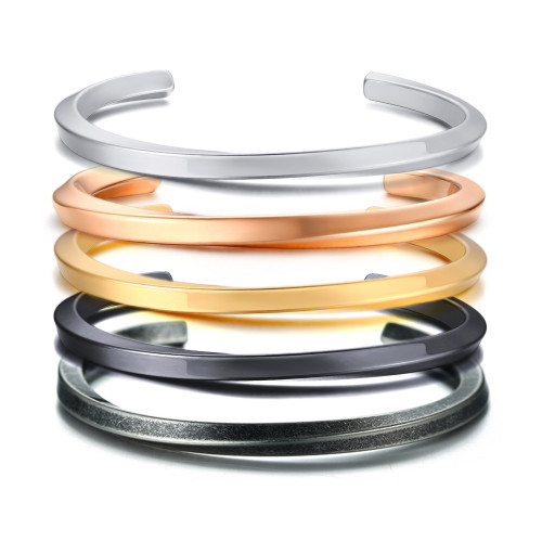 Wholesale Stainless Steel Ladies Cuff Bangles
