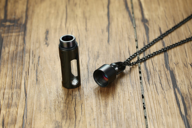 Wholesale Stainless Steel Simple Cylinder Perfume Bottle Pendant