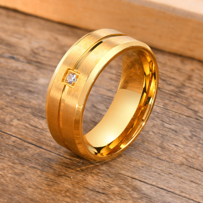 Wholesale Stainless Steel Black Ring for Guys