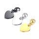 Wholesale Stainless Steel Heart Key Chain Blanks Charm