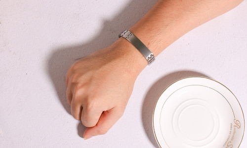 Wholesale Elegant Surgical Grade Steel Medical Alert ID Bracelet