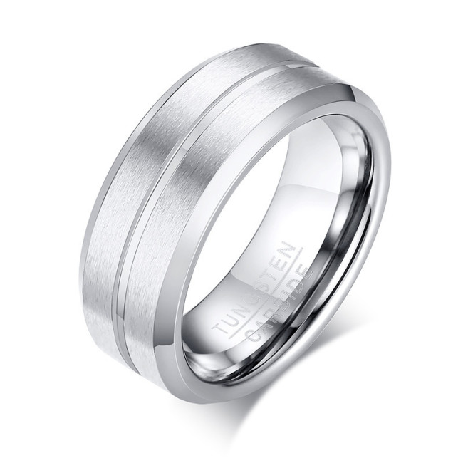 Wholesale Tungsten Carbide Rings Black and Bule