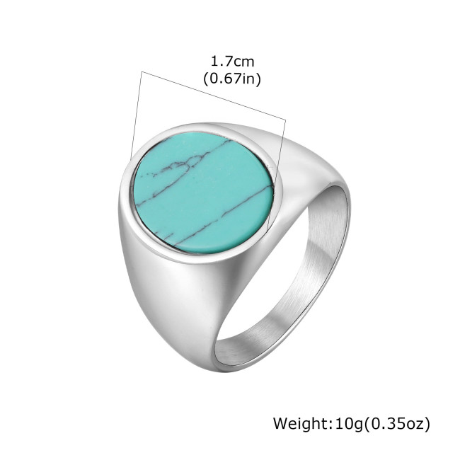 Wholesale Stainless Steel Classic Men's Seal Ring