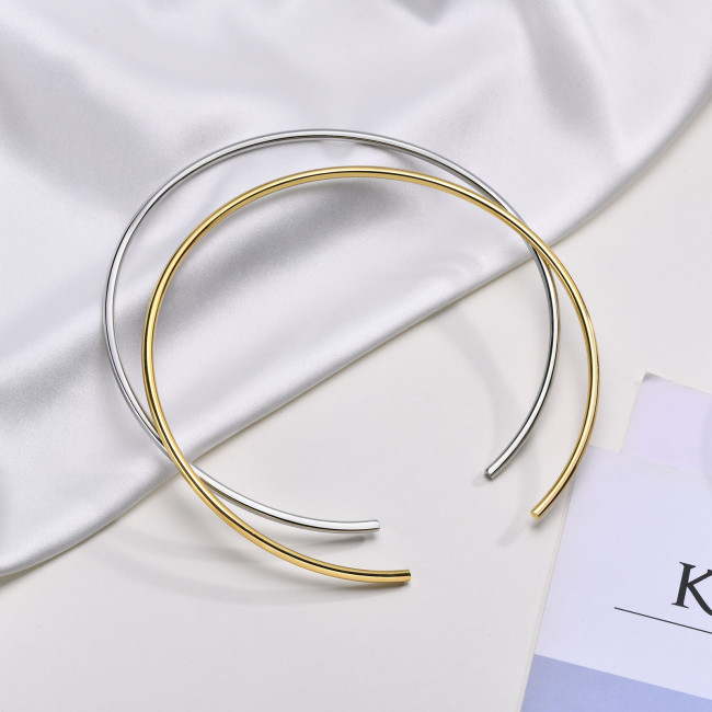 Wholesale Stainless Steel Open Choker Necklace