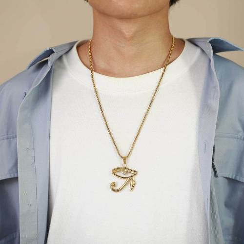 Wholesale Stainless Steel Eye of Horus Pendant