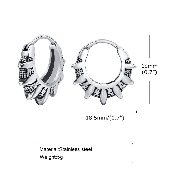 Wholesale Stainless Steel Mens Earring