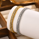 Wholesale Stainless Steel Sparkling Tennis Bracelet