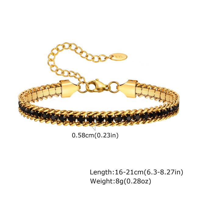 Wholesale Stainless Steel Women's Tennis Bracelet