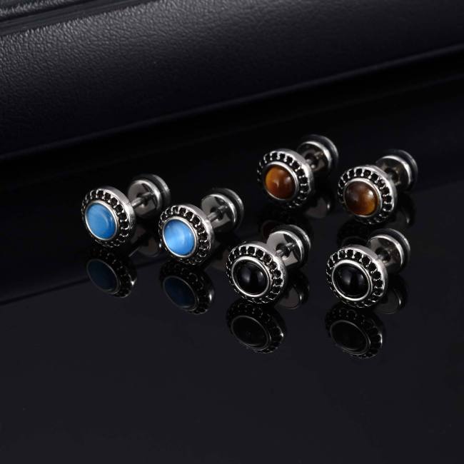 Wholesale Stainless Steel Mens Stud Earrings