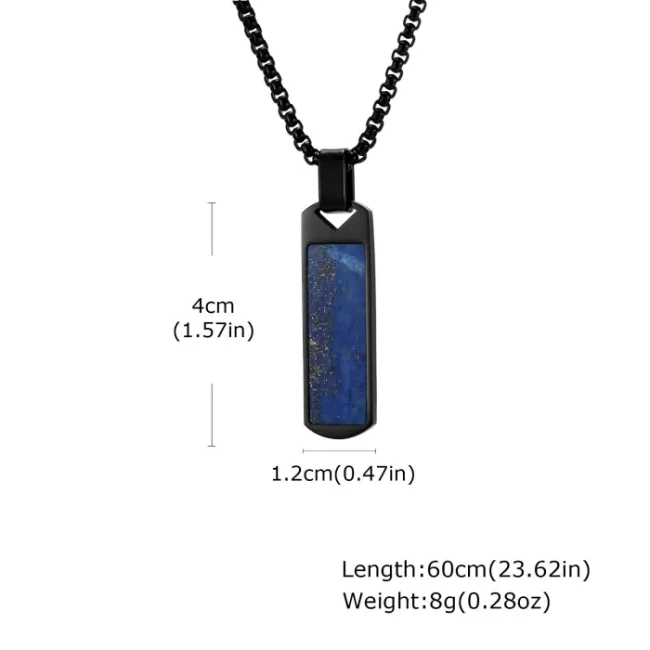 Wholesale Stainless Steel Mens Bar Pendant
