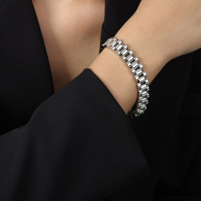 Wholesale Stainless Steel Chain Ring Bracelet Earrings Set