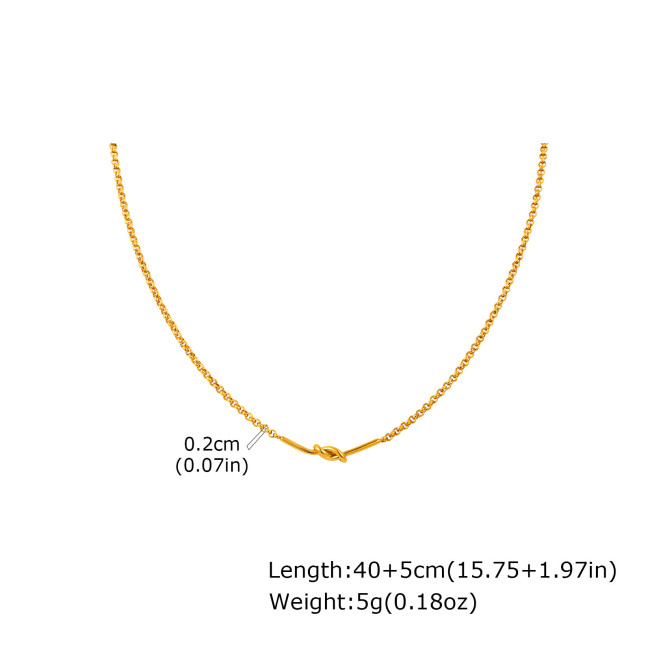 Wholesale Stainless Steel Belcher Rolo Chain Knot Bracelet