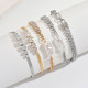 Wholesale Stainless Steel Mixed-Chain Bracelet Set