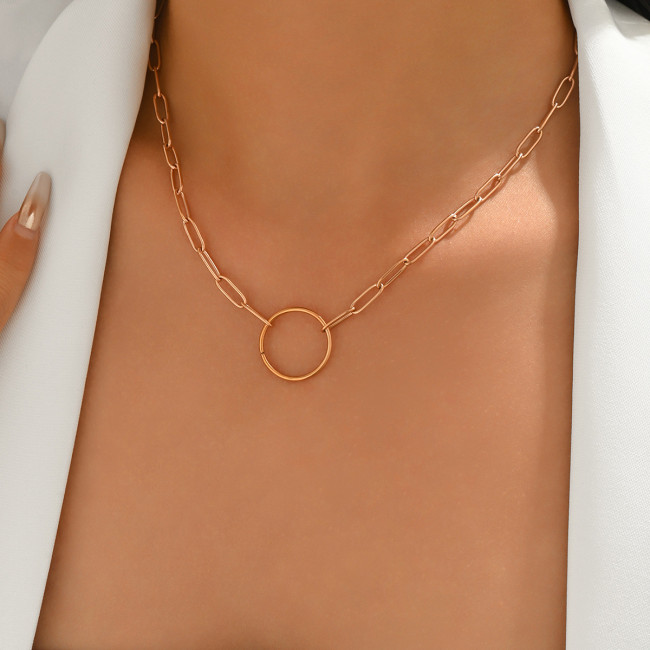 Wholesale Stainless Steel Paperclip Chain Necklace